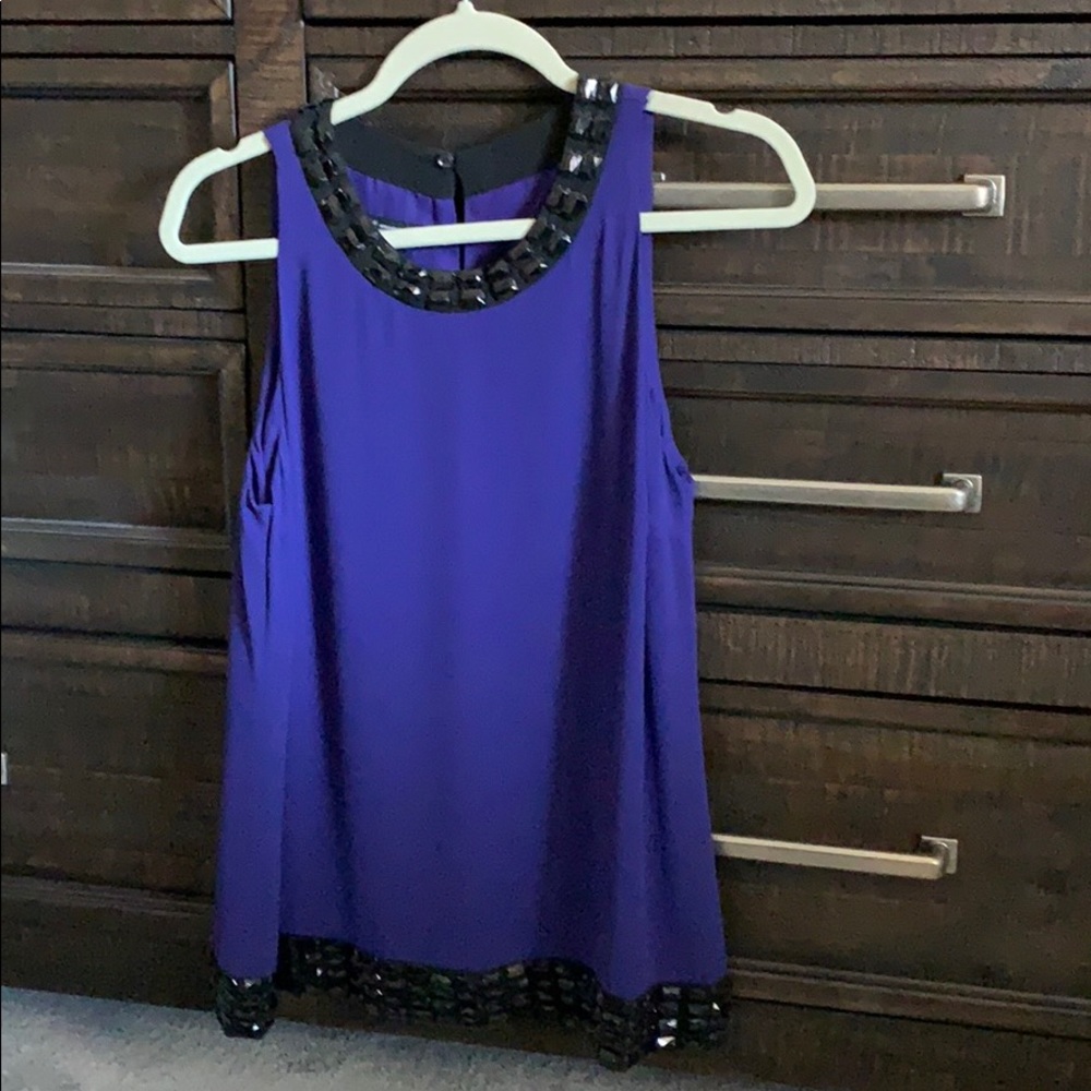 INC purple tunic top- 10P